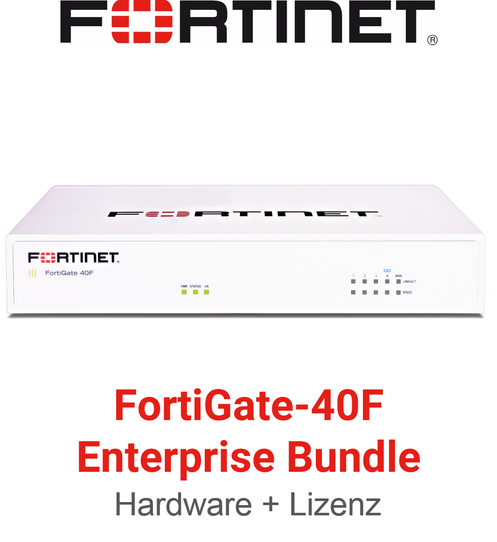Fortinet FortiGate-40F - Enterprise Bundle (Hardware + License